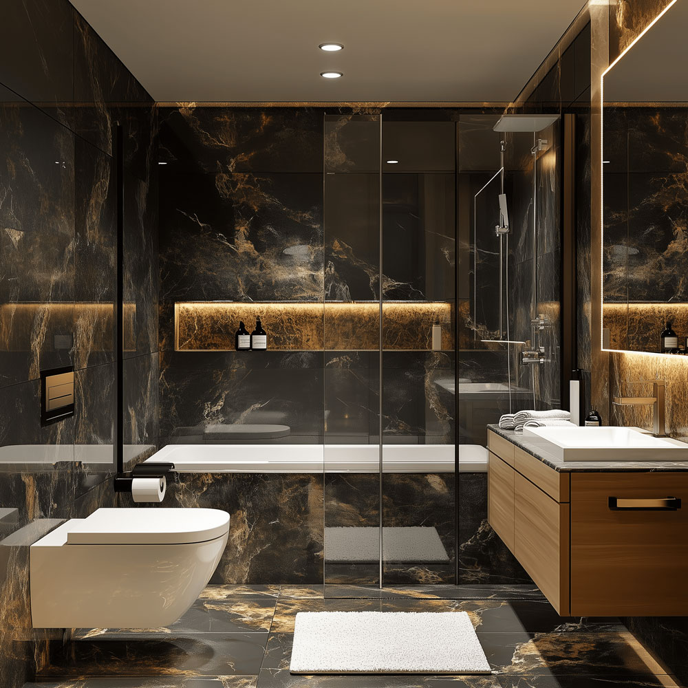Badkamer moderne stijl