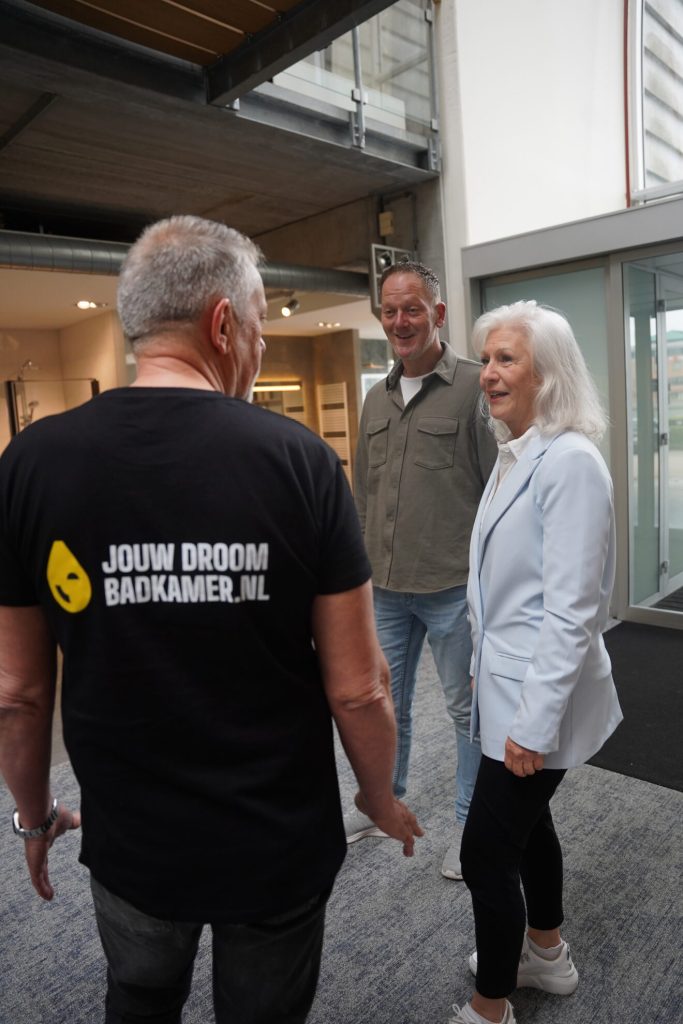 Persoonlijk ontvangst in badkamershowroom