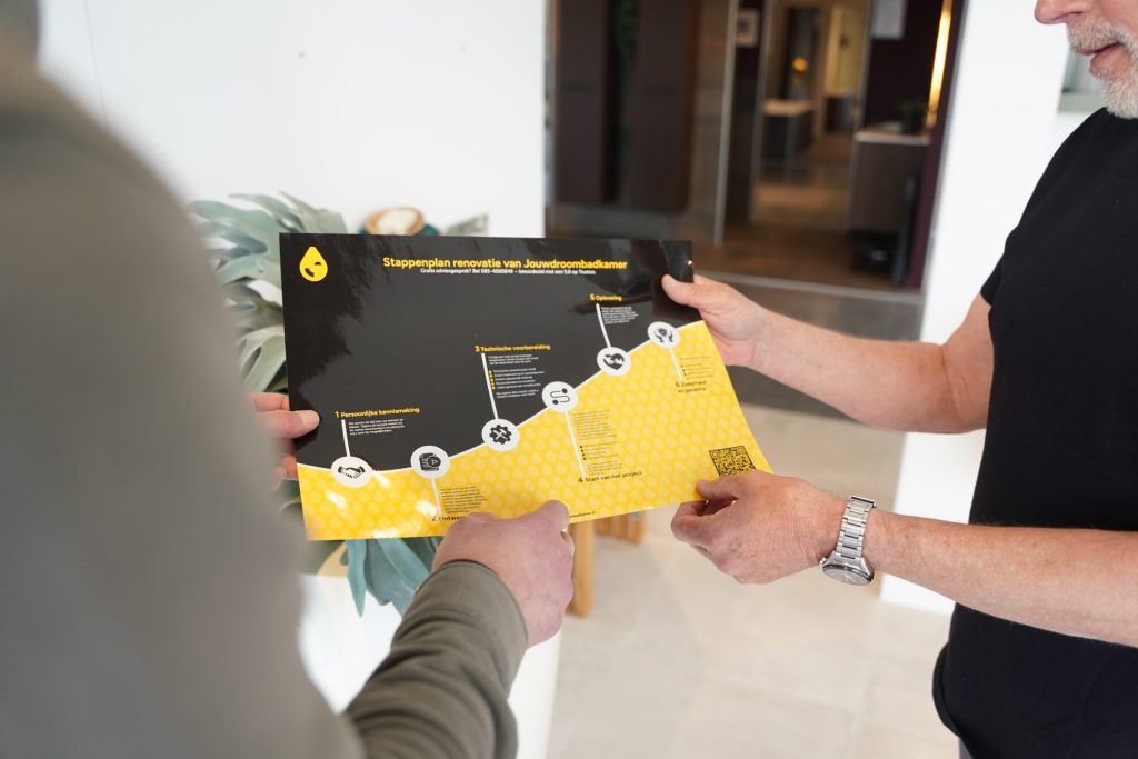 Stappenplan voor badkamerrenovatie bespreken